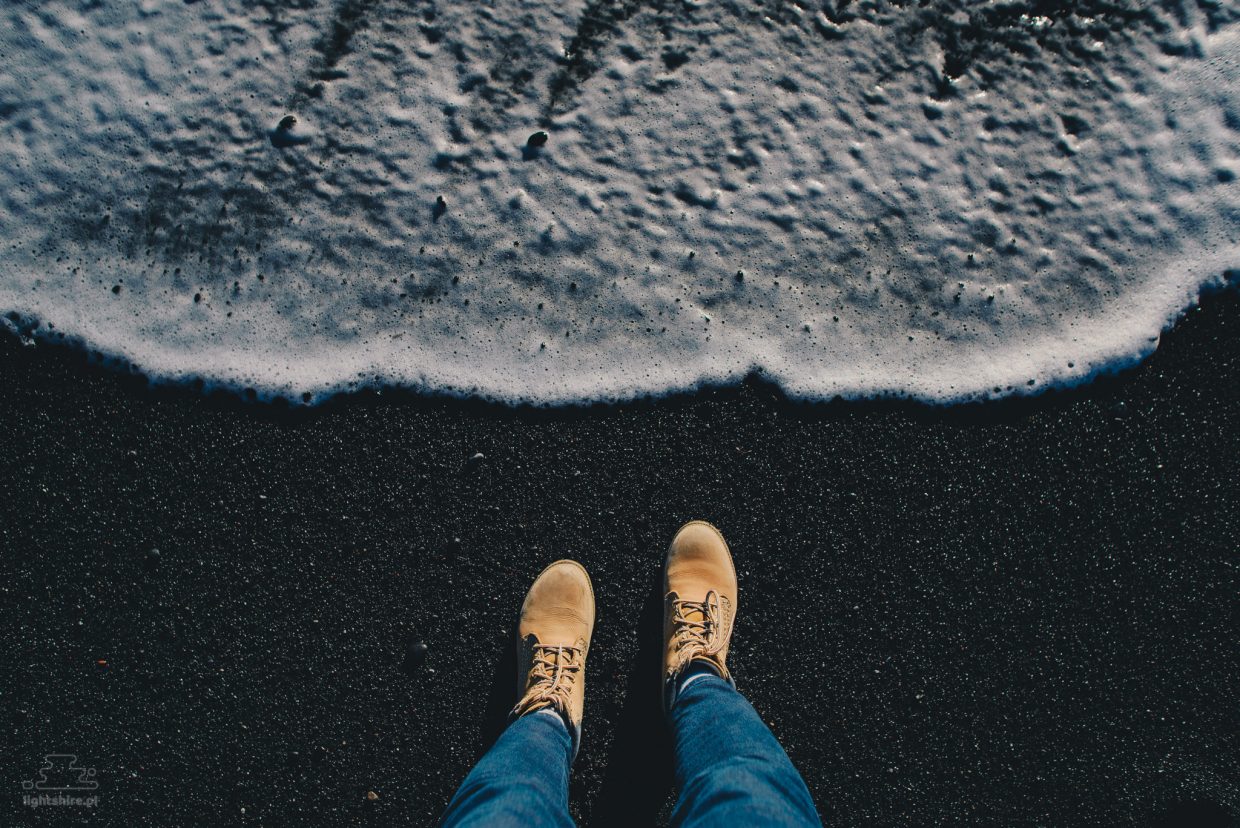 Islandia, podróż, Black Beach