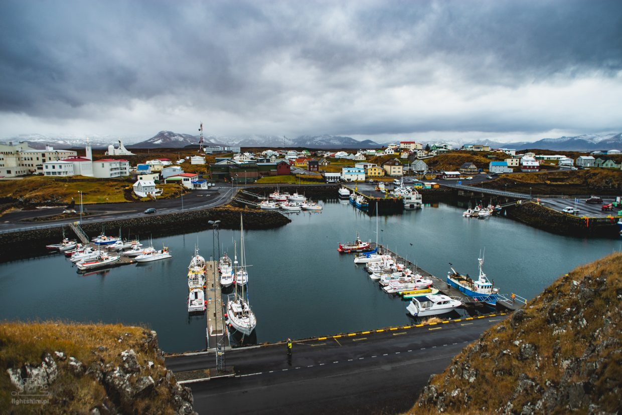 Islandia, podróż, port morski